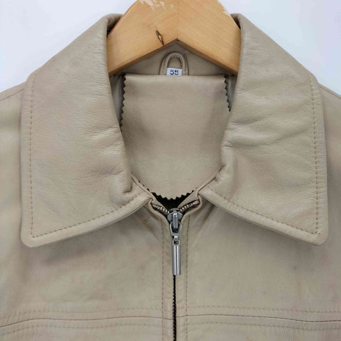 カウレザージップアップジャケット american casual レディース 55