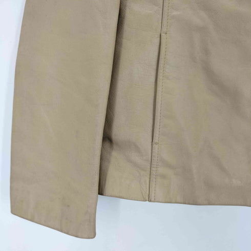 カウレザージップアップジャケット american casual レディース 55