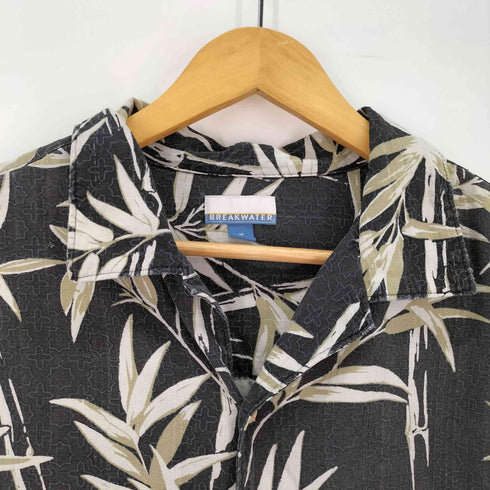 BREAKWATER シルク混 開襟 アロハシャツ メンズ import:M
