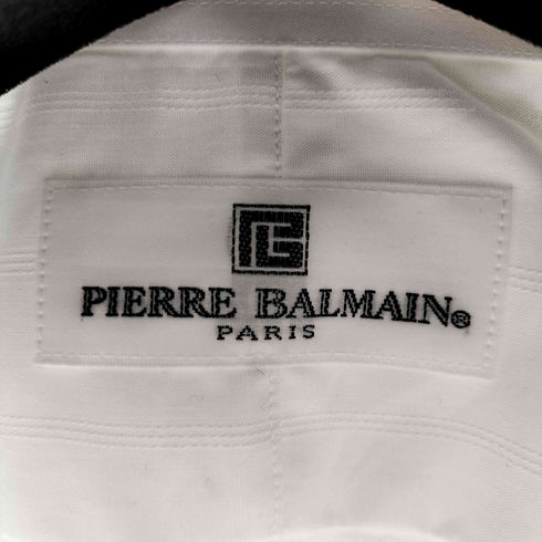 ピエールバルマン Pierre Balmain ストライプドレスシャツ メンズ 38