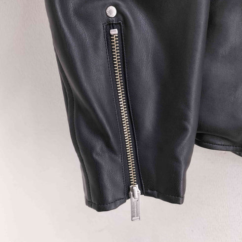 アンダーカバー UNDERCOVER フェイクレザー ダブルライダースジャケット メンズ JPN:S