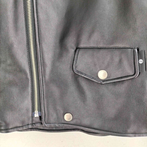 アンダーカバー UNDERCOVER フェイクレザー ダブルライダースジャケット メンズ JPN:S