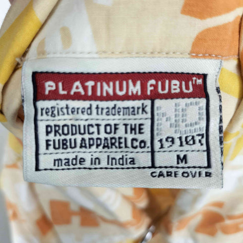プラティナムフブ platinum fubu HEY 1ポケットシャツ メンズ M