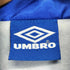 アンブロ UMBRO 90s- 青タグ ラインテープ ナイロントラックジャケット メンズ L