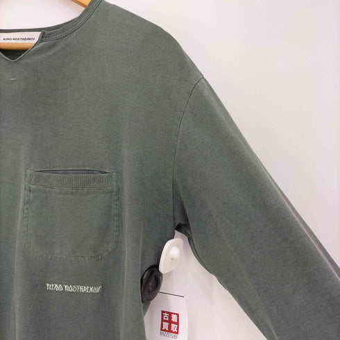 キココスタディノフ KIKO KOSTADINOV 25ss DUENEZ APPLIQUE TOP WASHED GREEN メンズ EUR:48