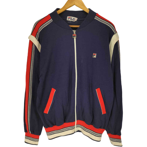 フィラ FILA 80-90s MADE IN ITALY ウールトラックジャケット メンズ 54