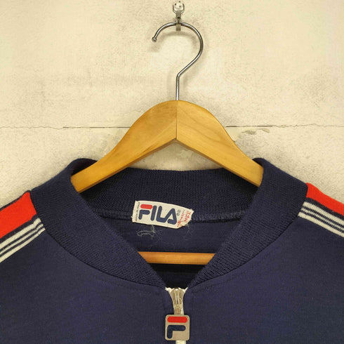 フィラ FILA 80-90s MADE IN ITALY ウールトラックジャケット メンズ 54