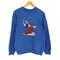 タルテックス TULTEX SWEATS APPEAL 80-90s USA製 キャラクター刺繍ラグランスウェット メンズ L