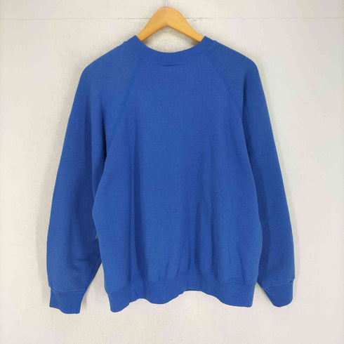 タルテックス TULTEX SWEATS APPEAL 80-90s USA製 キャラクター刺繍ラグランスウェット メンズ L