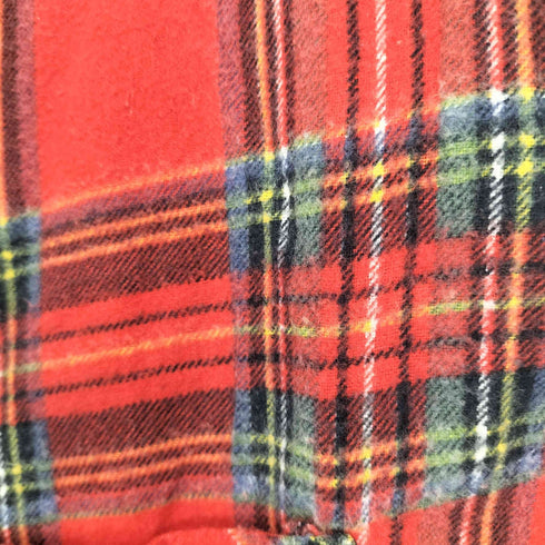 フルーツオブザルーム FRUIT OF THE LOOM 70-80s 襟芯 チェックネルシャツ メンズ XL