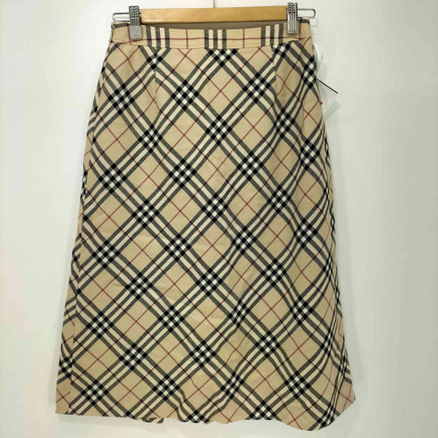 バーバリーロンドン BURBERRY LONDON ノバチェック ウールスカート レディース JPN:38