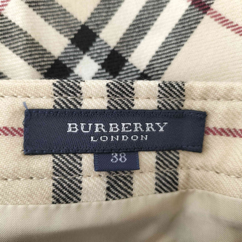 バーバリーロンドン BURBERRY LONDON ノバチェック ウールスカート レディース JPN:38