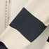ザラ ZARA CONTRAST COLLAR POLO SWEATSHIRT ボーダー スウェットシャツ メンズ import:L