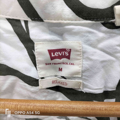 リーバイス Levis RELAXED オープンカラー 開襟 半袖 シャツ 総柄 メンズ import:M