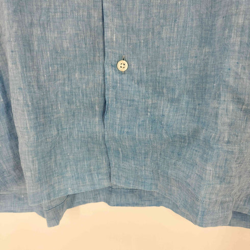 フェアファクス FAIRFAX リネン100% S/S 開襟シャツ メンズ メンズ LL