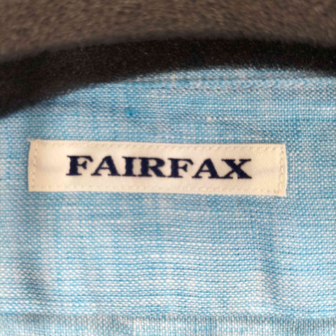 フェアファクス FAIRFAX リネン100% S/S 開襟シャツ メンズ メンズ LL