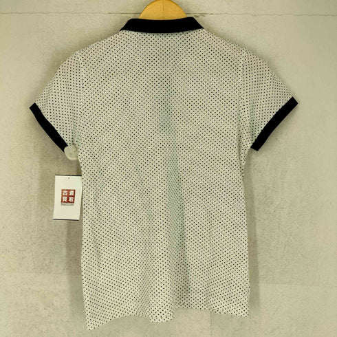 フレッドペリー FRED PERRY 月桂樹刺繍ドット柄ポロシャツ レディース S