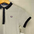 フレッドペリー FRED PERRY 月桂樹刺繍ドット柄ポロシャツ レディース S