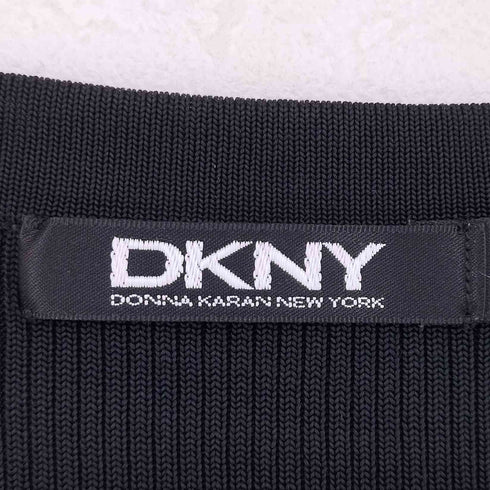 ダナキャランニューヨーク DKNY ノーカラー ジップアップ カーディガン レディース P
