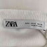 ザラ ZARA ラインストーンネックプレーンニットトップス レディース S