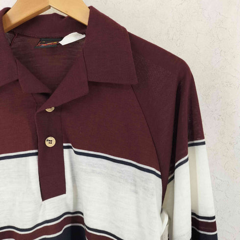 campus 90-00s USA製 袖ロゴ刺繍ポロシャツ メンズ M