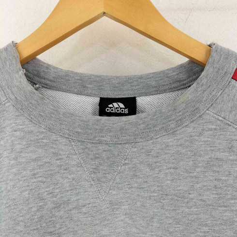 アディダス adidas 00s ロゴ刺繍スウェット メンズ L