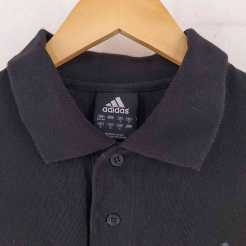 アディダス adidas パフォーマンスロゴ刺繍 半袖 ポロシャツ メンズ L