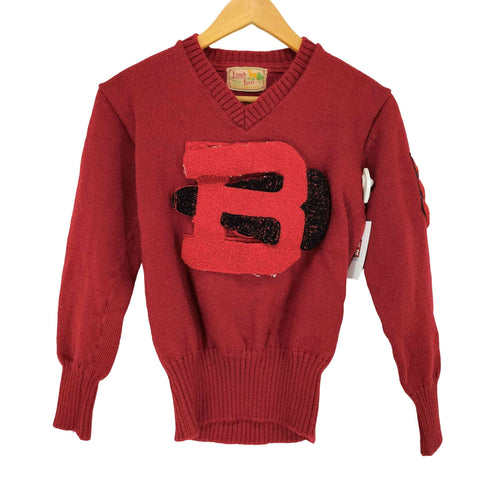 lamb knit goods co 50s- フロントデザインニット メンズ