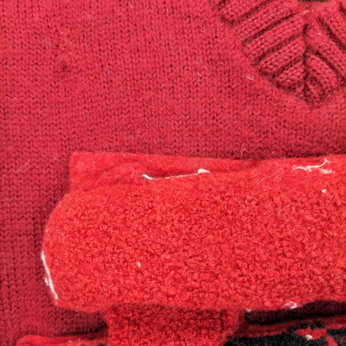 lamb knit goods co 50s- フロントデザインニット メンズ