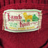 lamb knit goods co 50s- フロントデザインニット メンズ