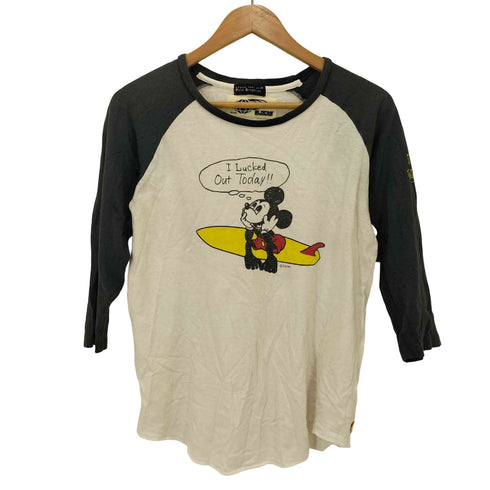 PALM GRAPHICS キャラクタープリント ラグランスリーブTシャツ レディース JPN:S