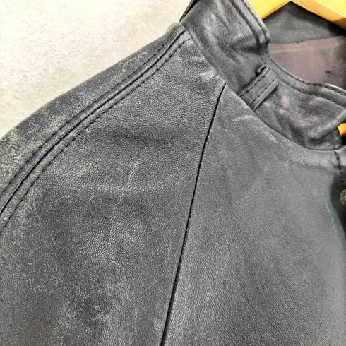 real leather リアルレザーブルゾンジャケット メンズ