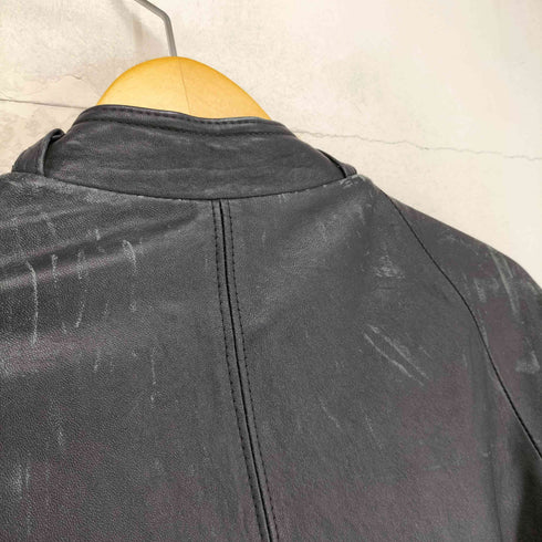 real leather リアルレザーブルゾンジャケット メンズ
