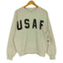 80-90s USA製 USAF Thunder 霜降り クルーネックスウェット メンズ M