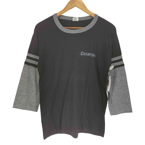 FUN-TEES 80s- USA製 CHAMPION 七分袖カットソー メンズ L