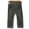 ドゥニーム Denime ペンキ加工 ボタンフライブラックデニムパンツ メンズ 34