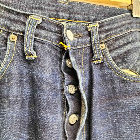 ドゥニーム Denime ボタンフライデニムパンツ メンズ