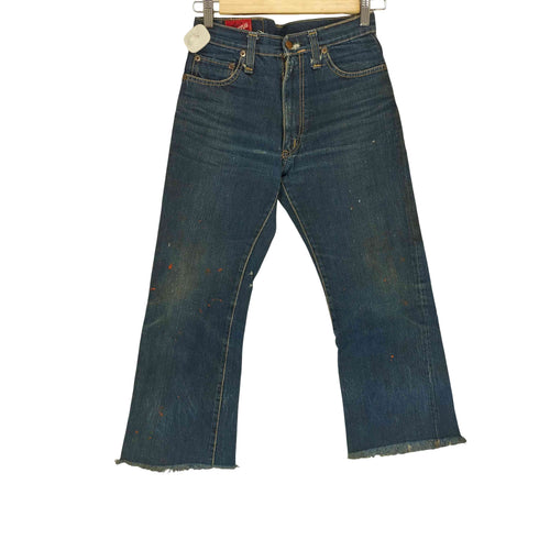 CACTUS 70s- USA製 TALONジップ フレアデニムパンツ レディース