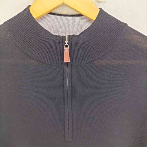 PETER MILLAR メリノウールハーフジップニット メンズ import:M
