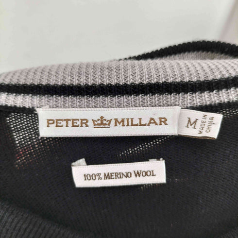 PETER MILLAR メリノウールハーフジップニット メンズ import:M
