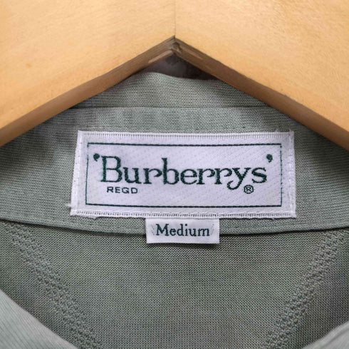 バーバリーズ BURBERRYS ホース刺繍L/Sポロシャツ メンズ M