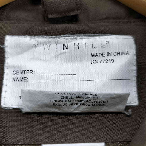 TWINHILL フーデッドジップワークジャケット 袖リフレクター メンズ