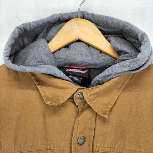 ディッキーズ Dickies 裏地キルティングフーデッドワークシャツ メンズ import:XL