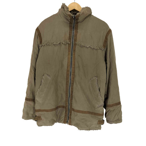 マルベリー Mulberry ジップアップボアジャケット リバーシブル メンズ import:M