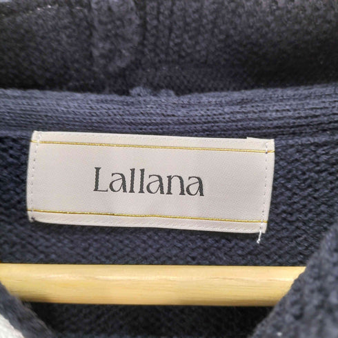 Lallana ヴェールレースニットフーディー レディース FREE