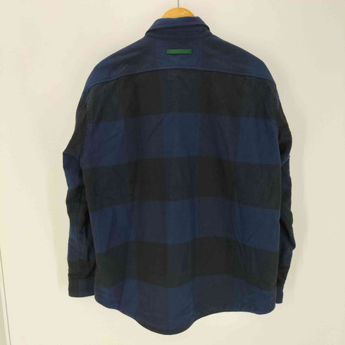 ラコステ LACOSTE プレーン×バッファローチェックリバーシブルシャツアウター リバーシブル メンズ