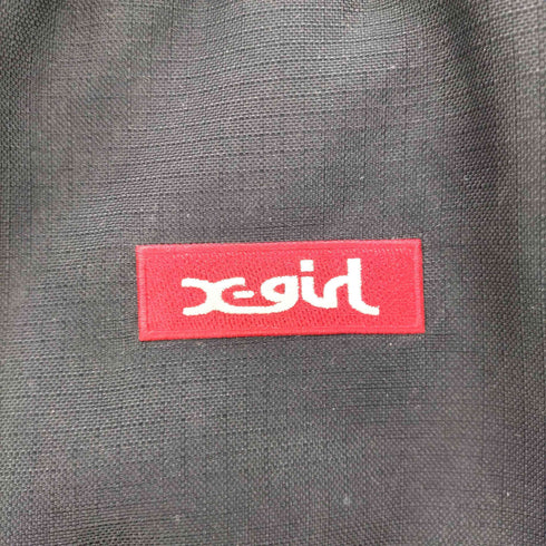 エックスガール X-girl 21SS MILLS LOGO ADVENTURE DAYPACK ミルズロゴ アドベンチャー デイパック バックパック リュック レディース