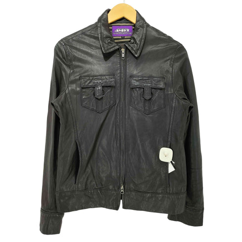 PDI PUBLIC DATA IMAGE} ラムレザー ダブルジップ ライダースジャケット メンズ import:M