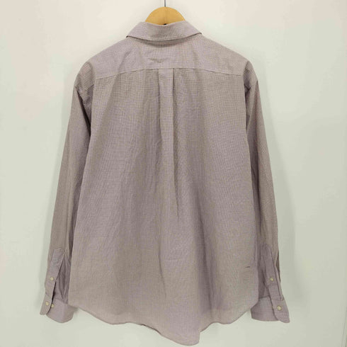 ローレンラルフローレン LAUREN RALPH LAUREN NON IRON ツートン ギンガムチェック フロントポケット 長袖 ボタンダウンシャツ メンズ 17 1/2