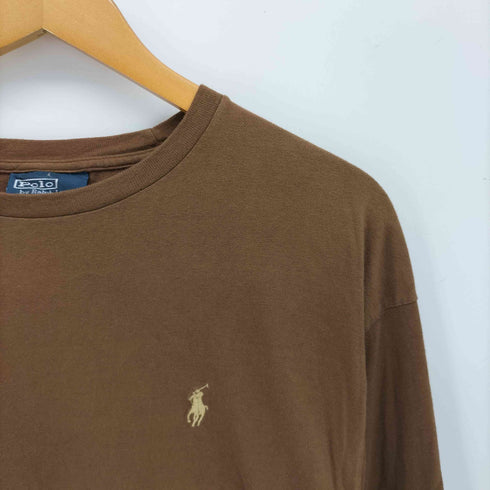 ポロバイラルフローレン Polo by RALPH LAUREN ポニー刺繍 コットン 長袖 Tシャツ メンズ import:M